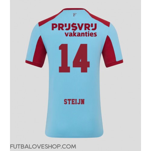 Dres Feyenoord Sem Steijn #14 Tretina 2025-26 Krátky Rukáv